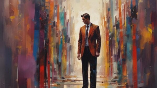 KI-generiertes Bild zur Event-Reihe MännerPalaver